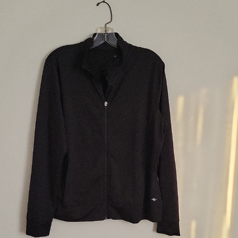 Athletic Works Women's Black Activewear Jacket- Size XXL